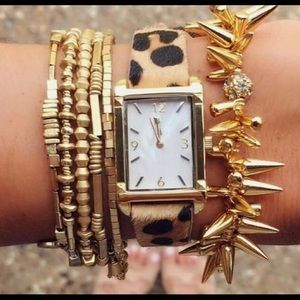 Watch. Animal print pyramid watch. Brand new